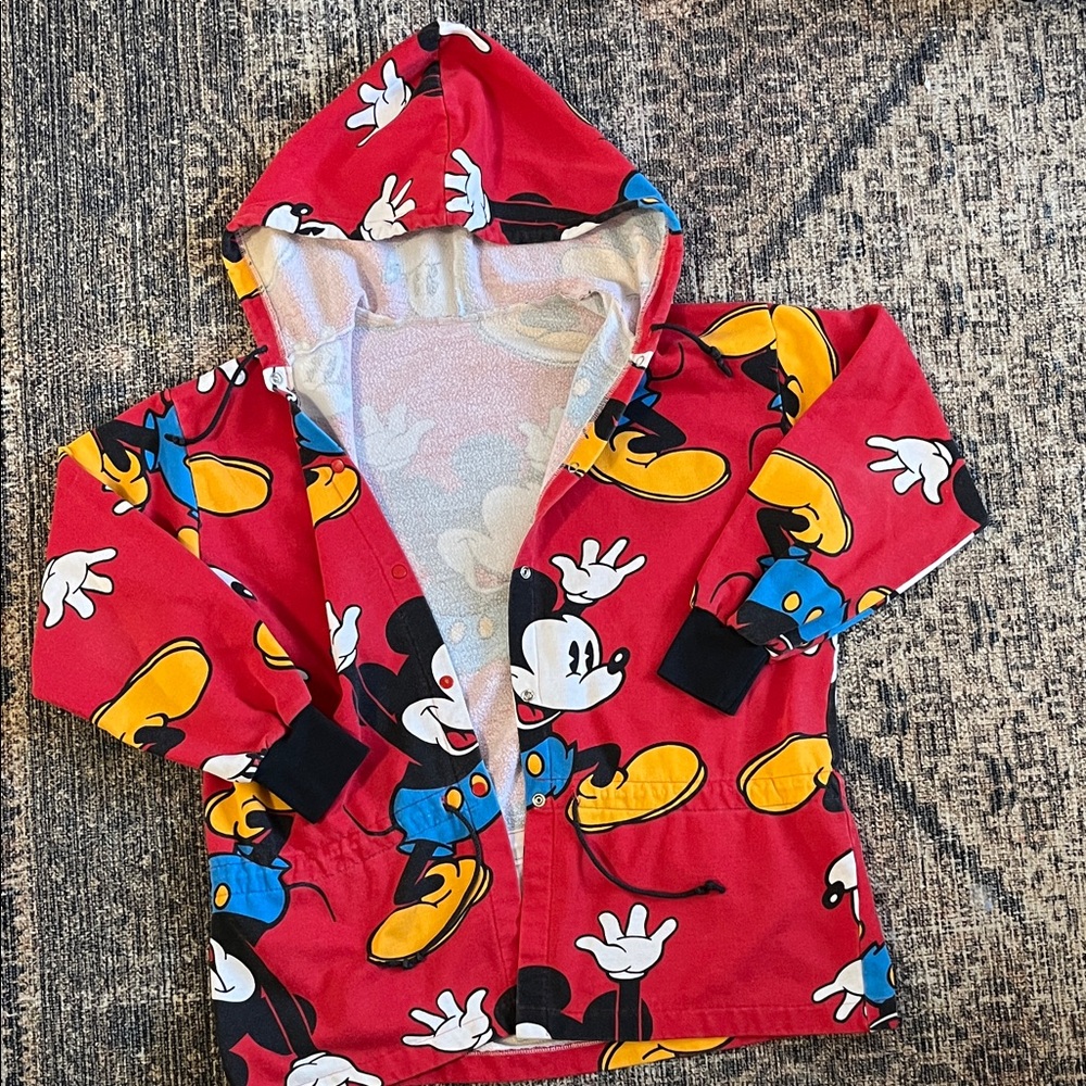 Disney Mickey Mouse Button up Hoodie